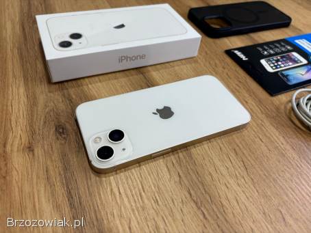 Okazja!  Iphone 13 Biały!  Gwarancja!  Kondycja Bat 100!  Super Stan!