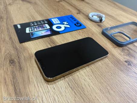 Okazja!  Iphone 13 Pro -  Złoty!  256GB!  Stan idealny!  Bateria 100