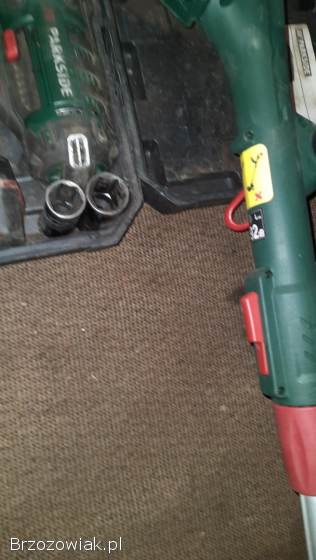 Klucz udarowy Parkside2 baterie I podkaszarka