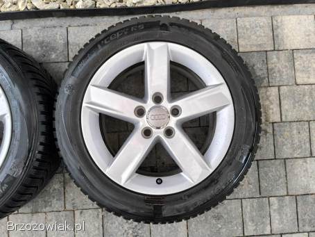 Alufelgi 16 5x112 opony zimowe 205/55R16 Audi VW Seat Skoda Mercedes