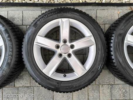 Alufelgi 16 5x112 opony zimowe 205/55R16 Audi VW Seat Skoda Mercedes
