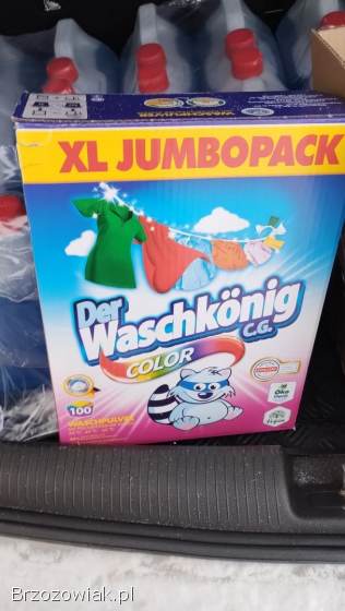 Chemia niemiecka,  proszki i żele do prania,  płyny.  Konkurencyjne ceny.