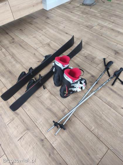 Narty Atomic 100cm buty kijki idealne do nauki jazdy