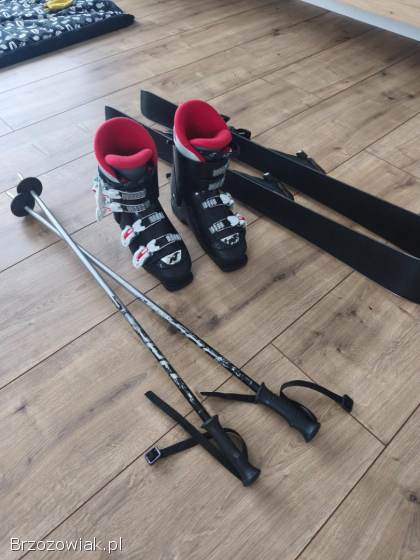 Narty Atomic 100cm buty kijki idealne do nauki jazdy