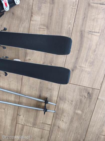 Narty Atomic 120cm buty kijki idealne do nauki jazdy