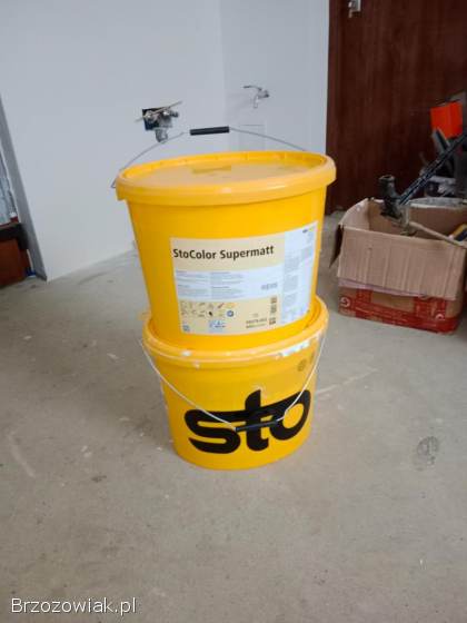 Farba biała wewnętrzna Sto Supermat