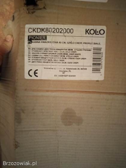 Sprzedam kabina prysznicowa kwadratowa 80x80 Koło Pionier