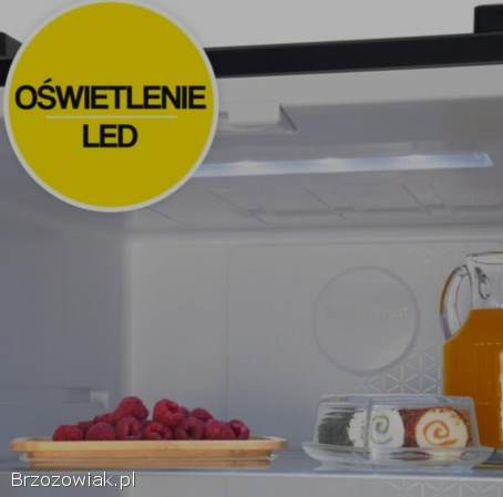 Lodówka AMICA FY3279.  6GDFB Side by Side No frost 180.  3cm Czarna Szkło