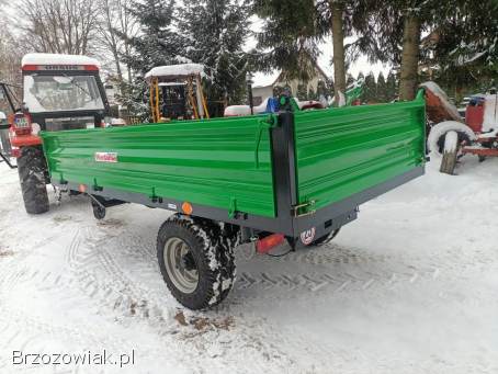 Przyczepa jednoosiowa wywrotka