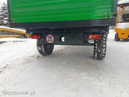 Przyczepa jednoosiowa wywrotka