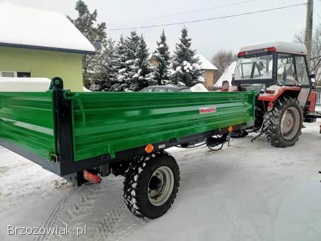 Przyczepa jednoosiowa wywrotka