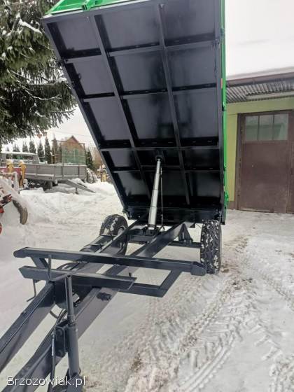 Przyczepa jednoosiowa wywrotka