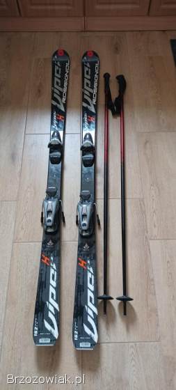 Narty Rossignol Viper 162 cm + Kijki