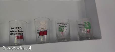 Szklanki szkło Sanok,  Brzozów,  Uherce i okolice