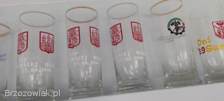 Szklanki szkło Sanok,  Brzozów,  Uherce i okolice