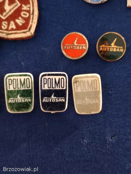 Autosan fabryka Autobusów pamiątki gadżety wpinki