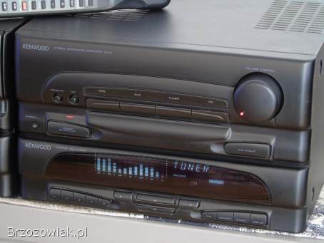 Wzmacniacz pilot korektor graficzny tuner Mag AUX Kenwood.  DOSTAWA.