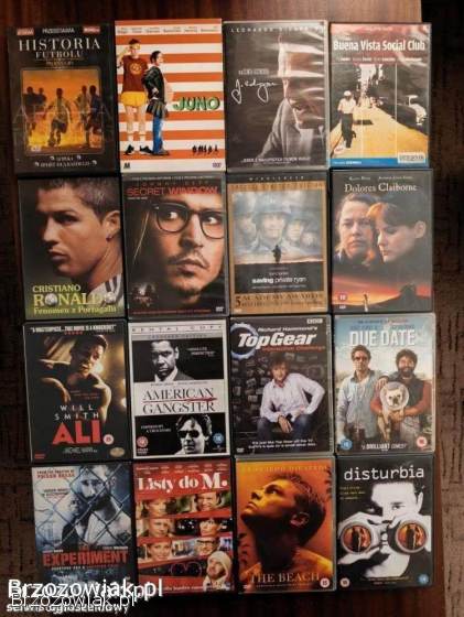 Duża kolekcja filmów na DVD!