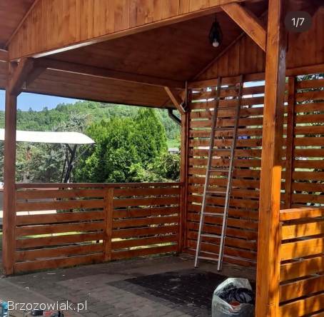 Sprzedam WC drewniane budy dla psów oraz altanki wiaty