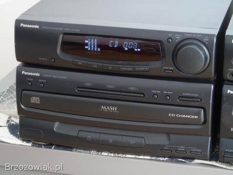 Wieża Panasonic radio CD AUX korektor mocna 130 wat.  DOSTAWA