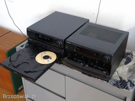 Wieża Panasonic radio CD AUX korektor mocna 130 wat.  DOSTAWA
