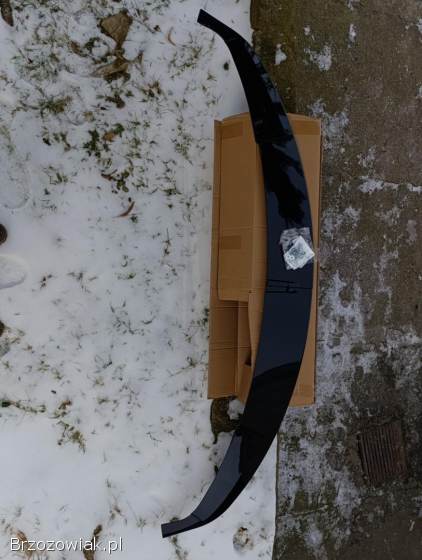 Dokładka przedana splitter Czarna Bmw F30 F31 mPerformance Mpakiet