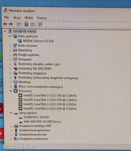 Komputer do biura / internetu – i3,  4GB RAM,  GT630,  500GB – gotowy do pracy
