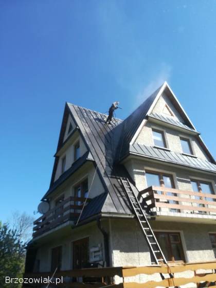 Malowanie Dachów Blachy Dachówki ARTDACHMAL Pisemna Gwarancja