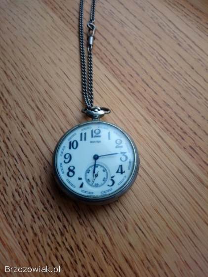 Zegarek kieszonkowy MOLNIJA – ZSRR – vintage