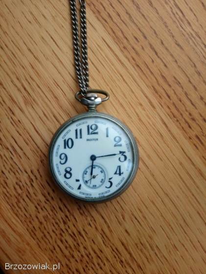 Zegarek kieszonkowy MOLNIJA – ZSRR – vintage
