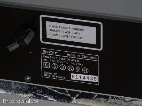 CD Sony CDP-M43 sprawny i ładny.  DOSTAWA.