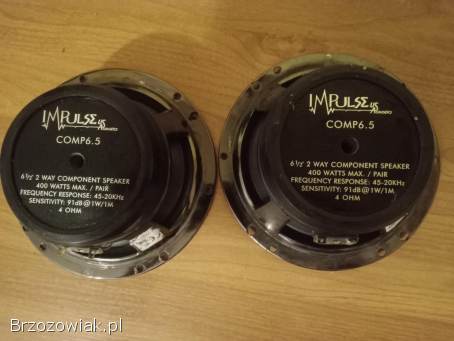 Głośniki dwudrożne impulse 6.  5
