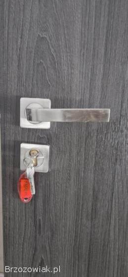 Drzwi wewnętrzne wewnątrzklatkowe pełne 100 prawe antracyt