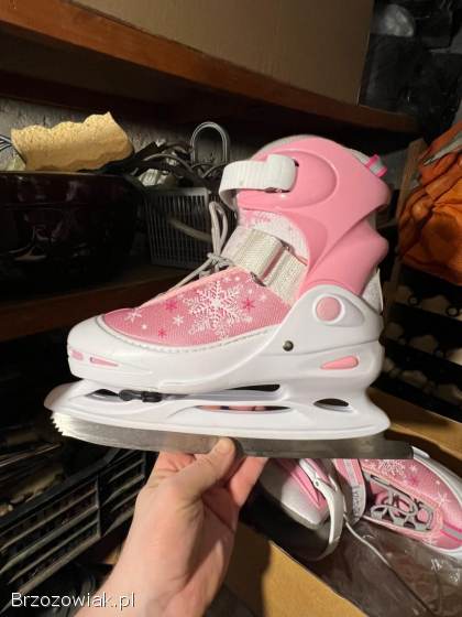 Łyżwy dla dziewczynki dł.  wkładki 25cm