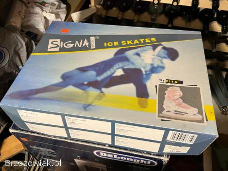 Łyżwy dla dziewczynki dł.  wkładki 25cm