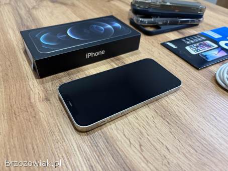 Okazja!  Iphone 12 Pro -  Biały/Srebrny!  Gwarancja!  Kondycja Bat 100!