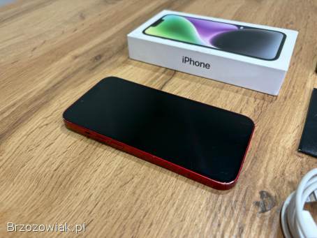 Okazja!  Iphone 13 Czerwony!  Gwarancja!  Kondycja Bat 100!  Polecam!