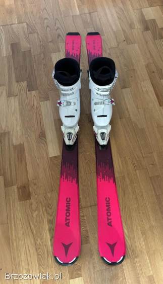 Narty dziecięce120 cm + buty 22-22.  5