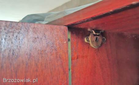 Szafa 3 drzwiowa,  PRL wysoki połysk