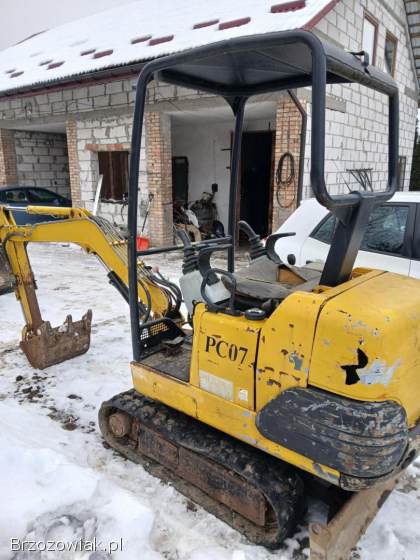 Minikoparka komatsu pc07
