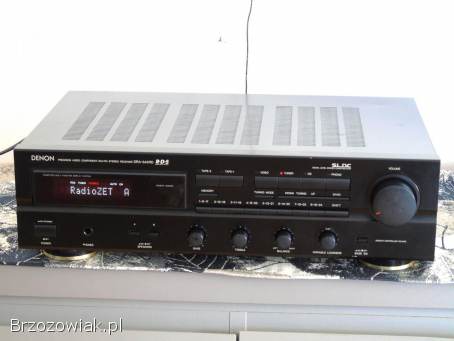 Amplituner Denon DRA-545 RD sprawny i ładny.  DOSTAWA