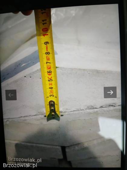 Płytki daszki betonowe