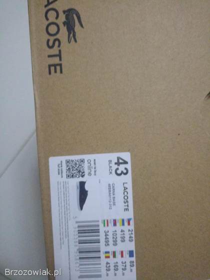 Lacoste buty 43