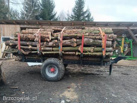 Przyczepa na drewno