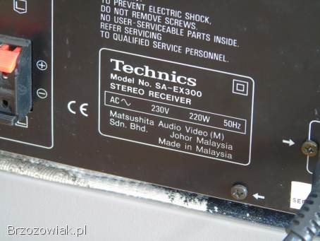 Wzmacniacz z radiem Technics SA-EX 300 sprawny i mocny.  DOSTAWA