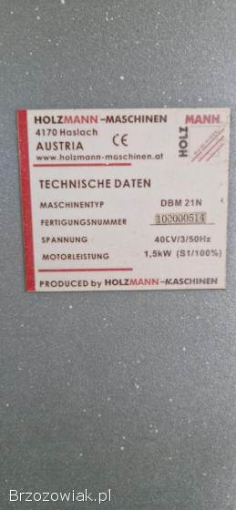 Wiertarka wielowrzecionowa HOLZMANN