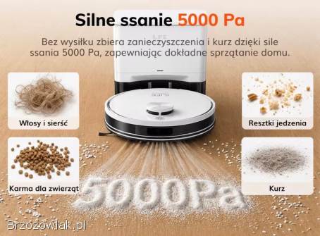 Robot sprzątający jILIFE A30 PRO z Automatyczną Stacją Samoczyszczącą
