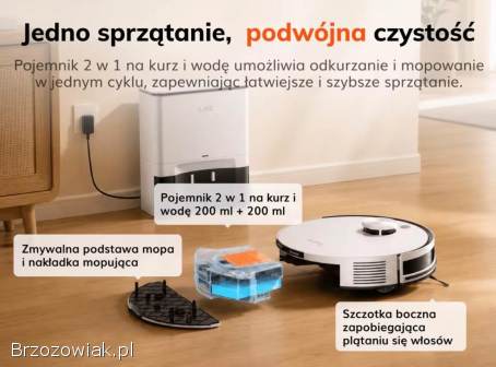 Robot sprzątający jILIFE A30 PRO z Automatyczną Stacją Samoczyszczącą