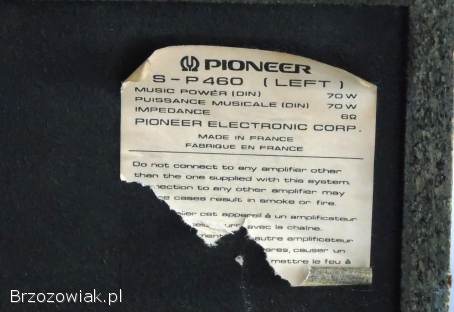 Kolumny Pioneer S-P460 Mega Bas sprawne.  DOSTAWA