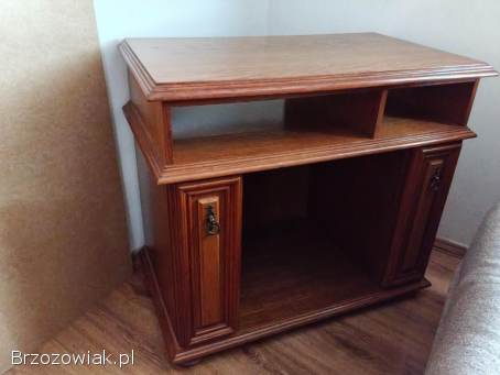 Stolik dębowy pod telewizor